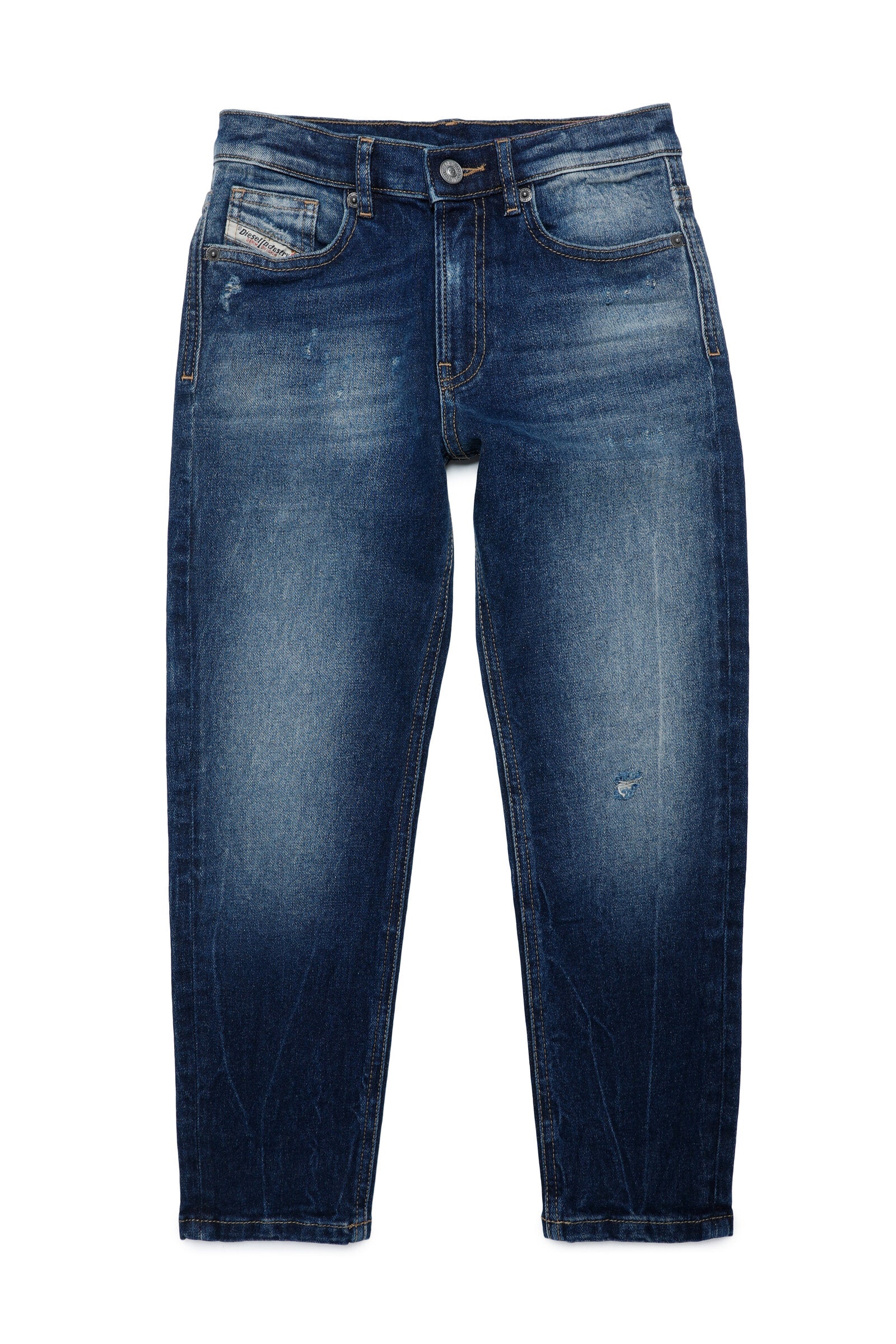 Jeans D-Lucas tapered dark blue  with rips