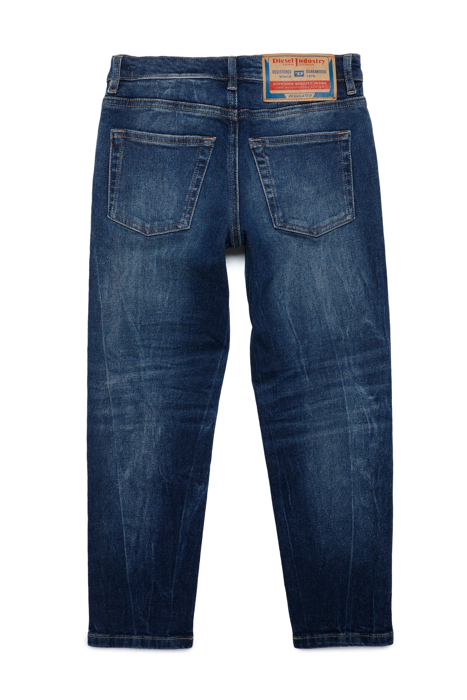 Jeans D-Lucas tapered dark blue  with rips