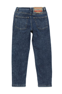 Jeans D-Lucas tapered blue marbled effect