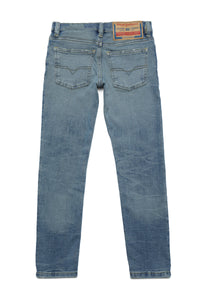 JoggJeans® 1995 straight light blue with abrasions