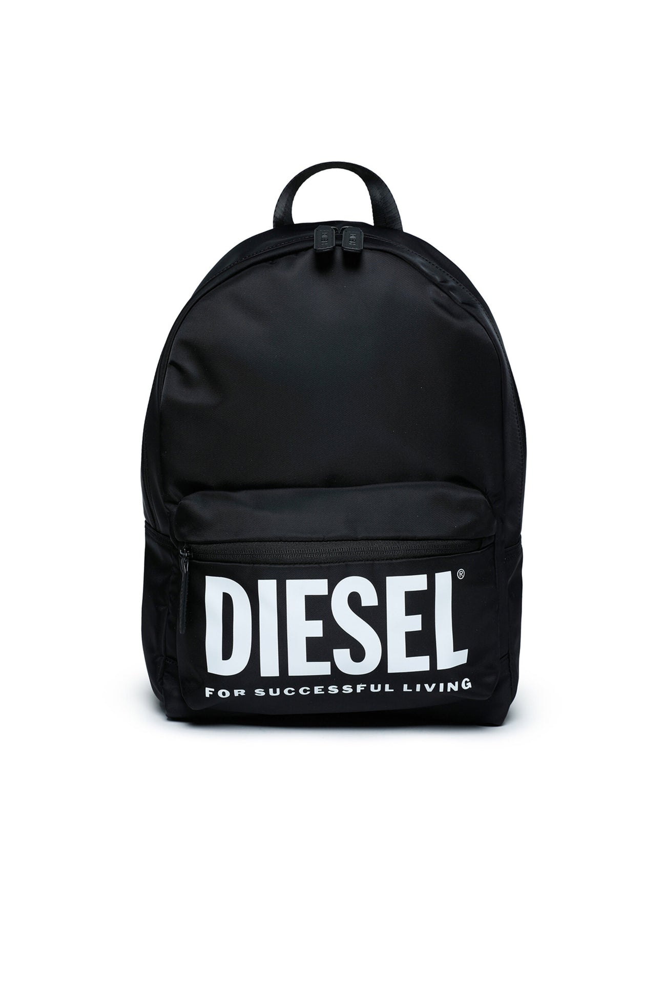 Black backpack with logo 