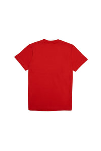 T-shirt rossa in jersey