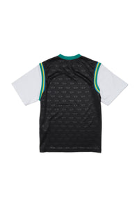 Technical fabric basketball T-shirt with allover logo