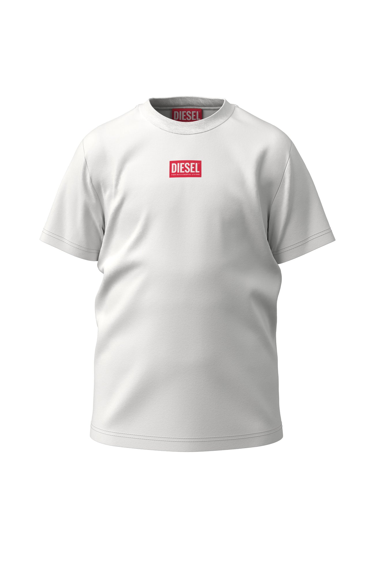 White jersey undershirt with logo 
