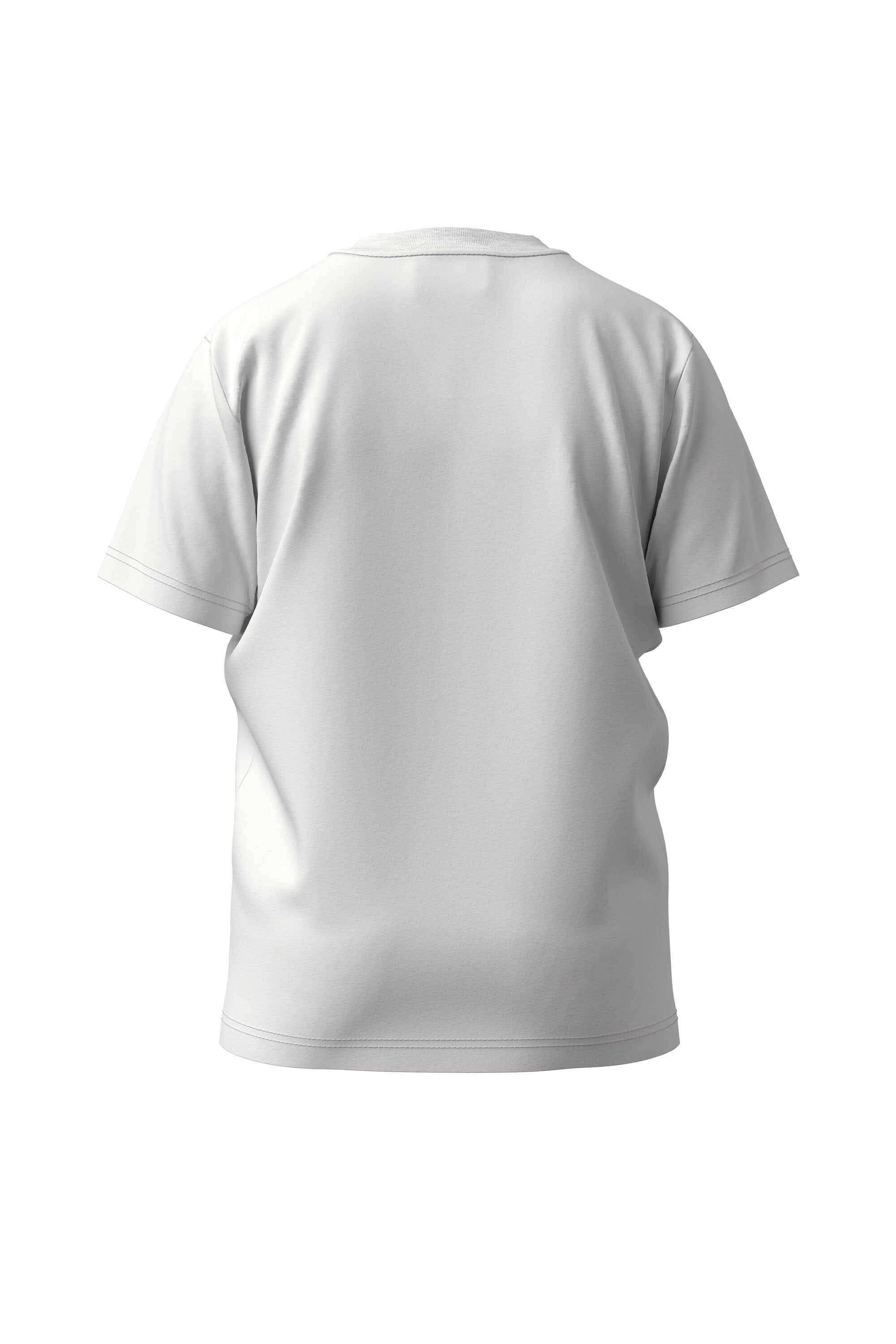 Camiseta blanca de ropa interior de jersey con logotipo