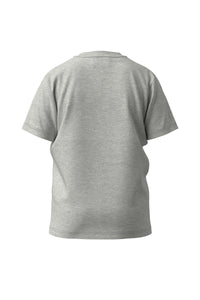 Camiseta gris de ropa interior de jersey con logotipo