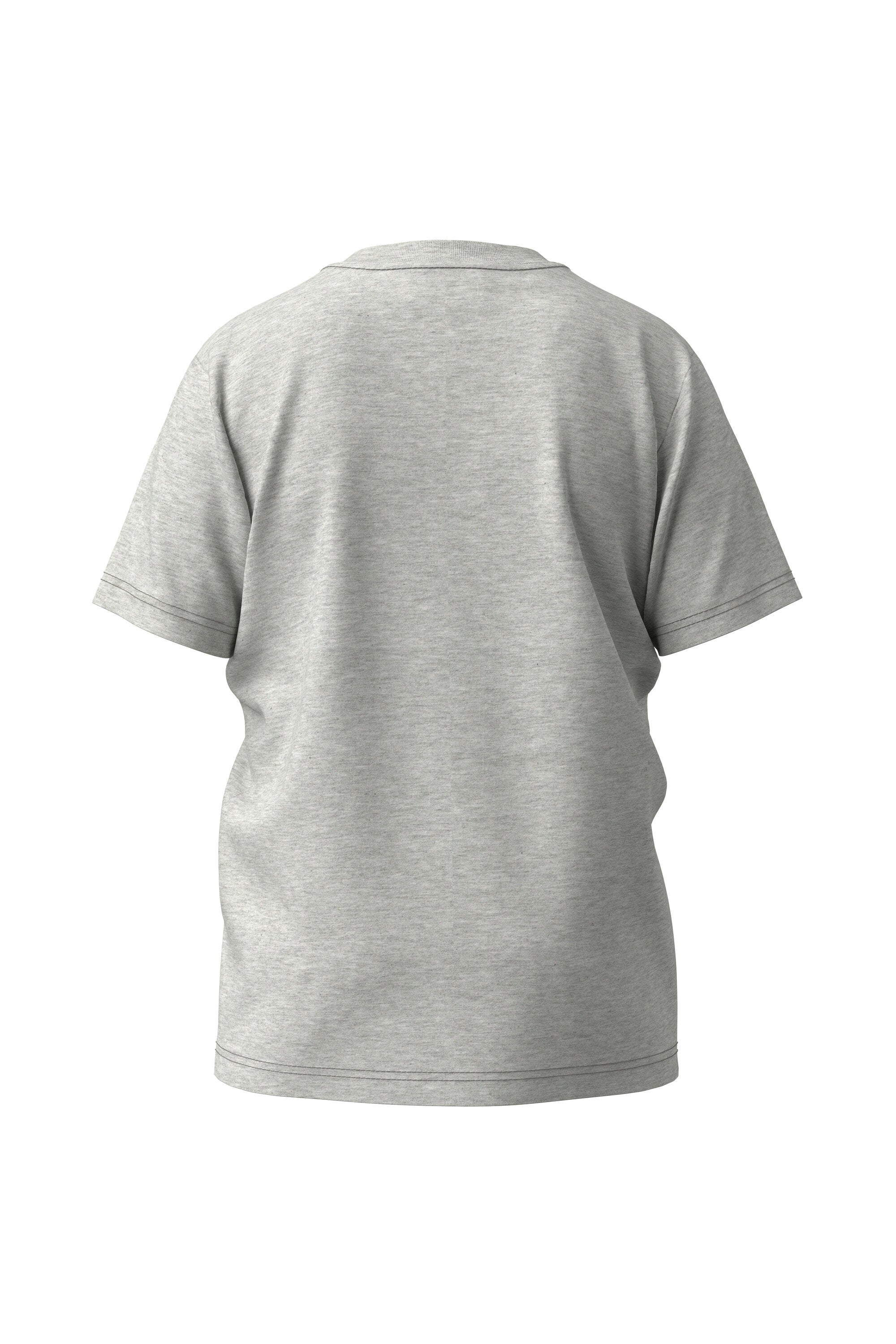 Gray jersey T-shirt with logo