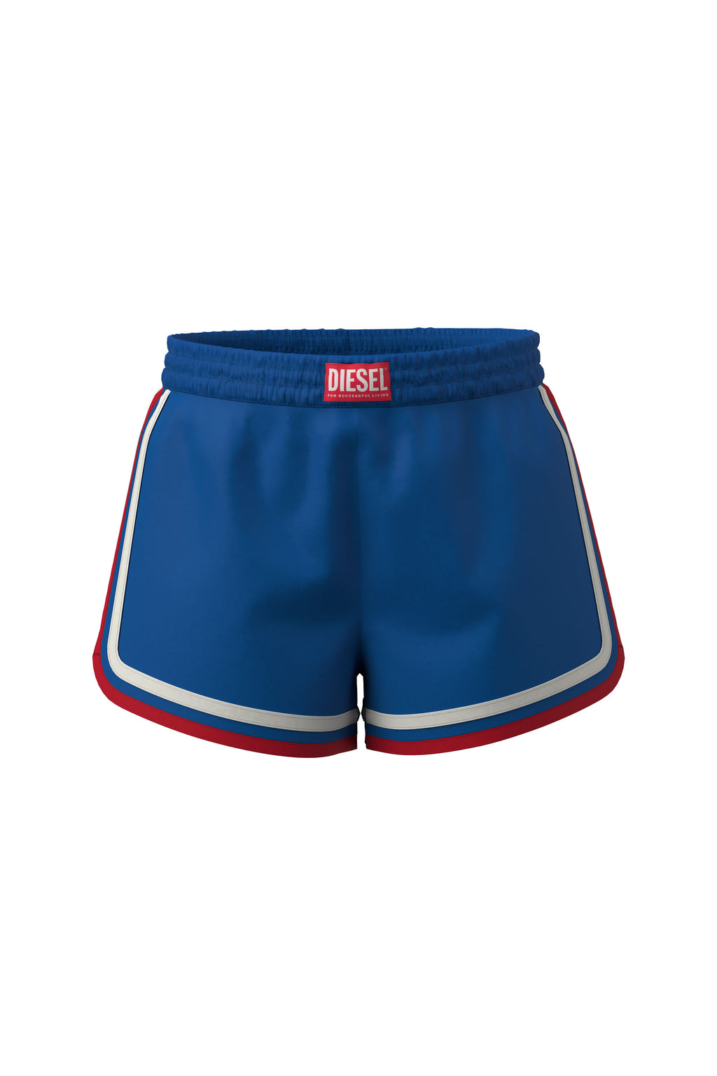 Blue boxer shorts with logo