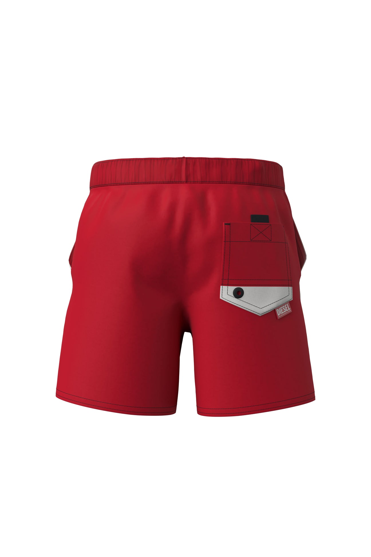 Red boxer shorts with logo and drawstring waistband Red boxer shorts with logo and drawstring waistband