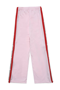 Sport pants in technical fleece with logo tape