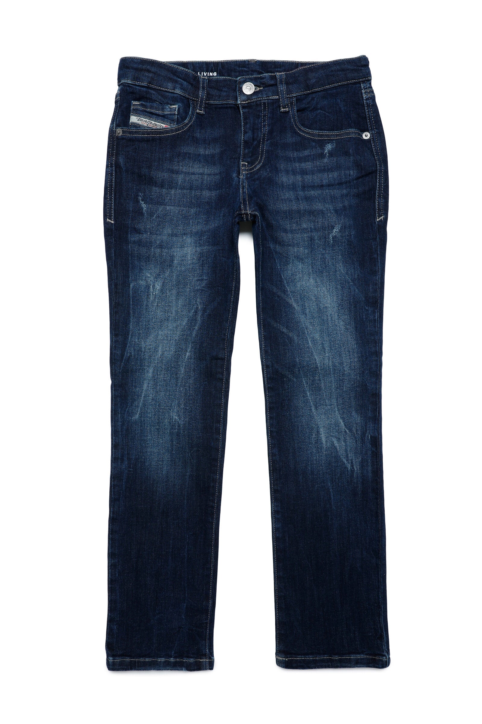 Jeans 2002 straight dark blue shaded jeans