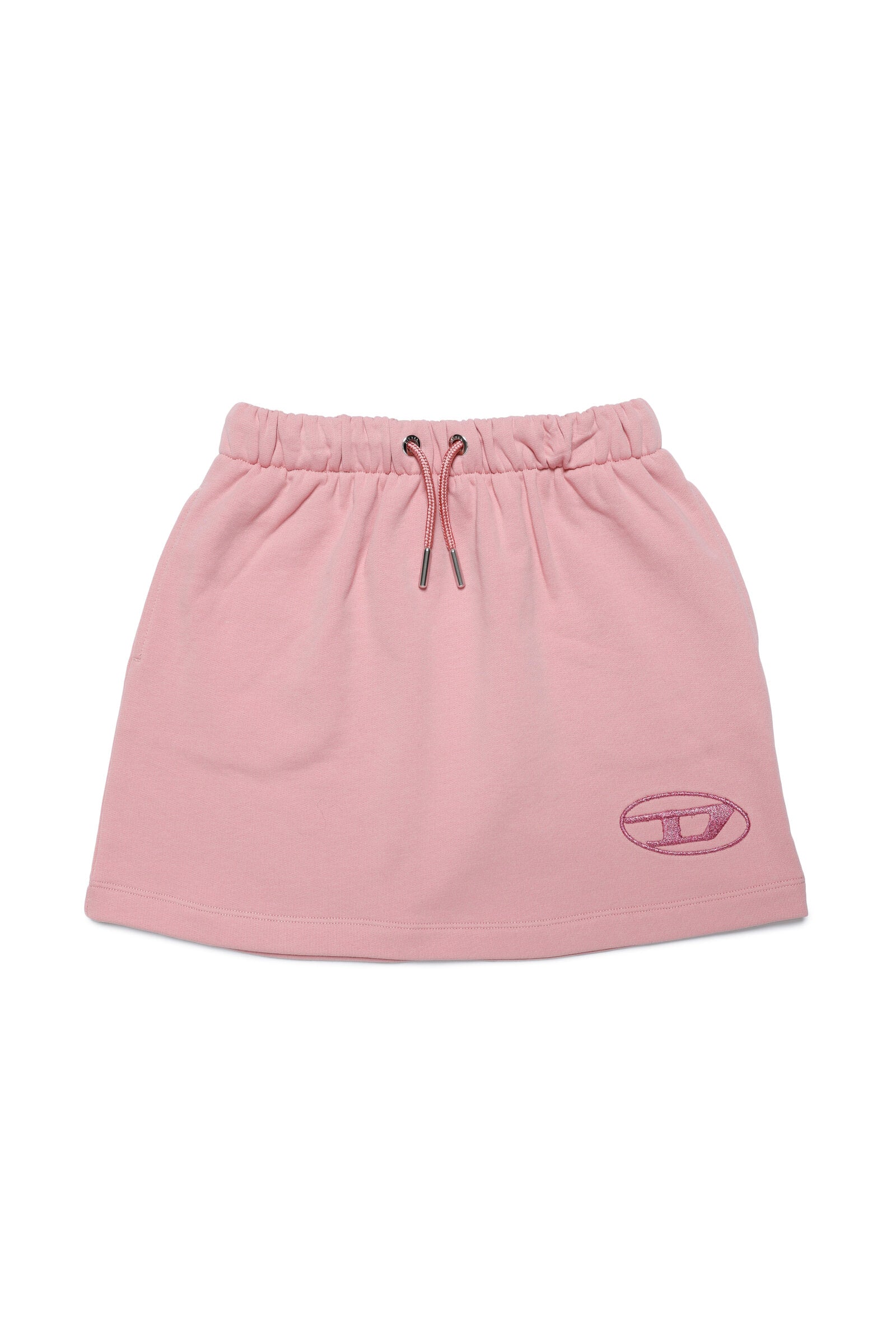 Cotton skirt with Oval D glittery logo