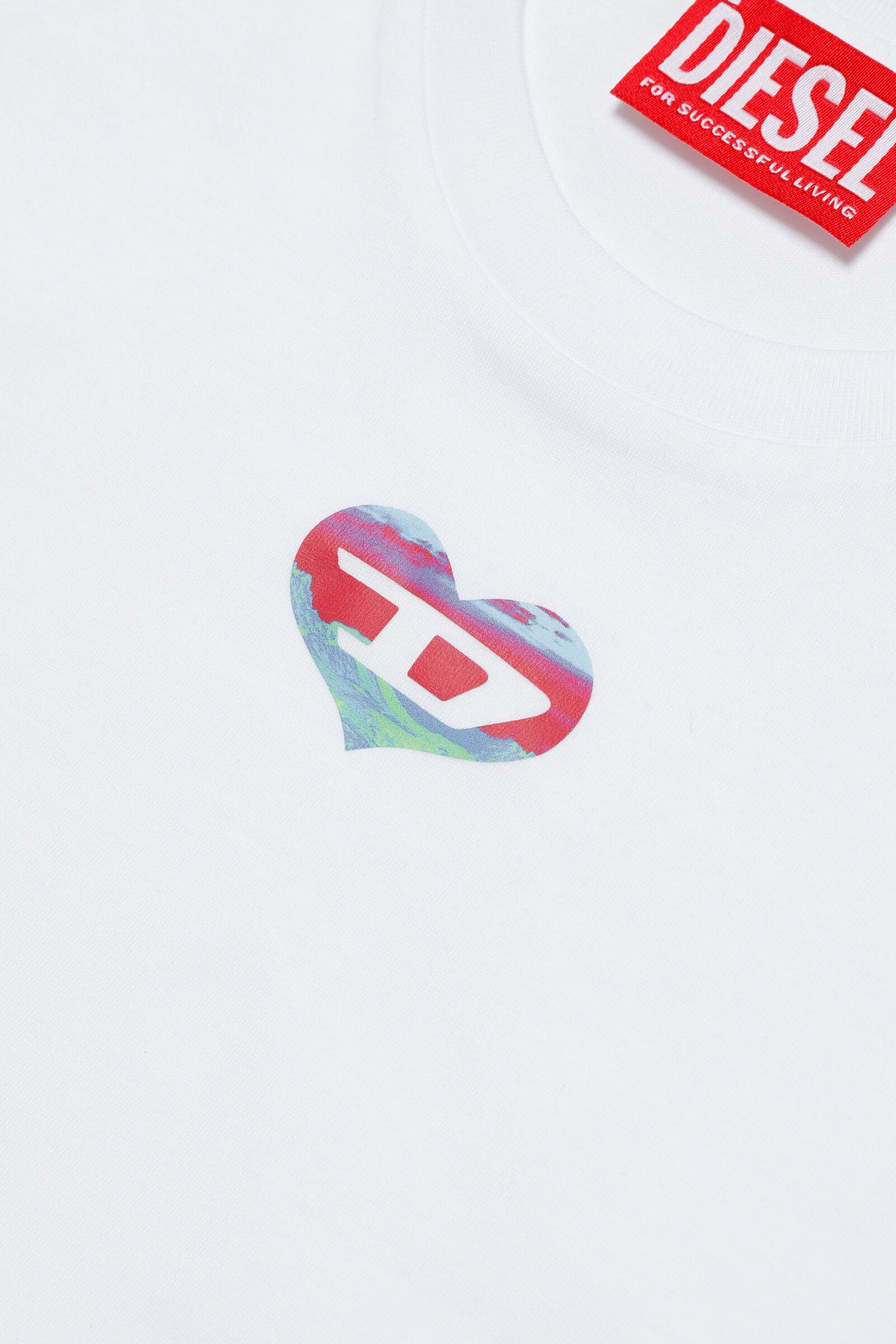 Jersey t-shirt with thermoscanner graphic heart