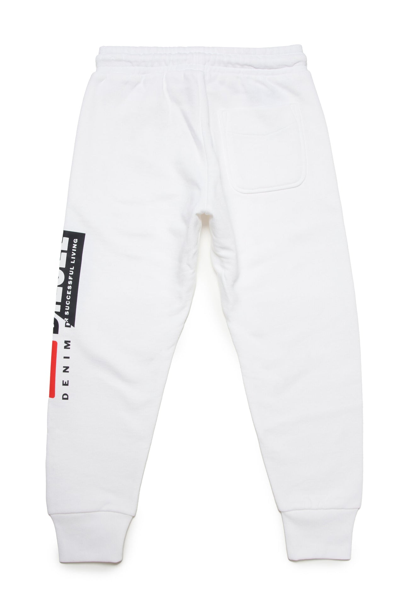 Pantaloni jogger bianchi con logo Diesel double Pantaloni jogger bianchi con logo Diesel double