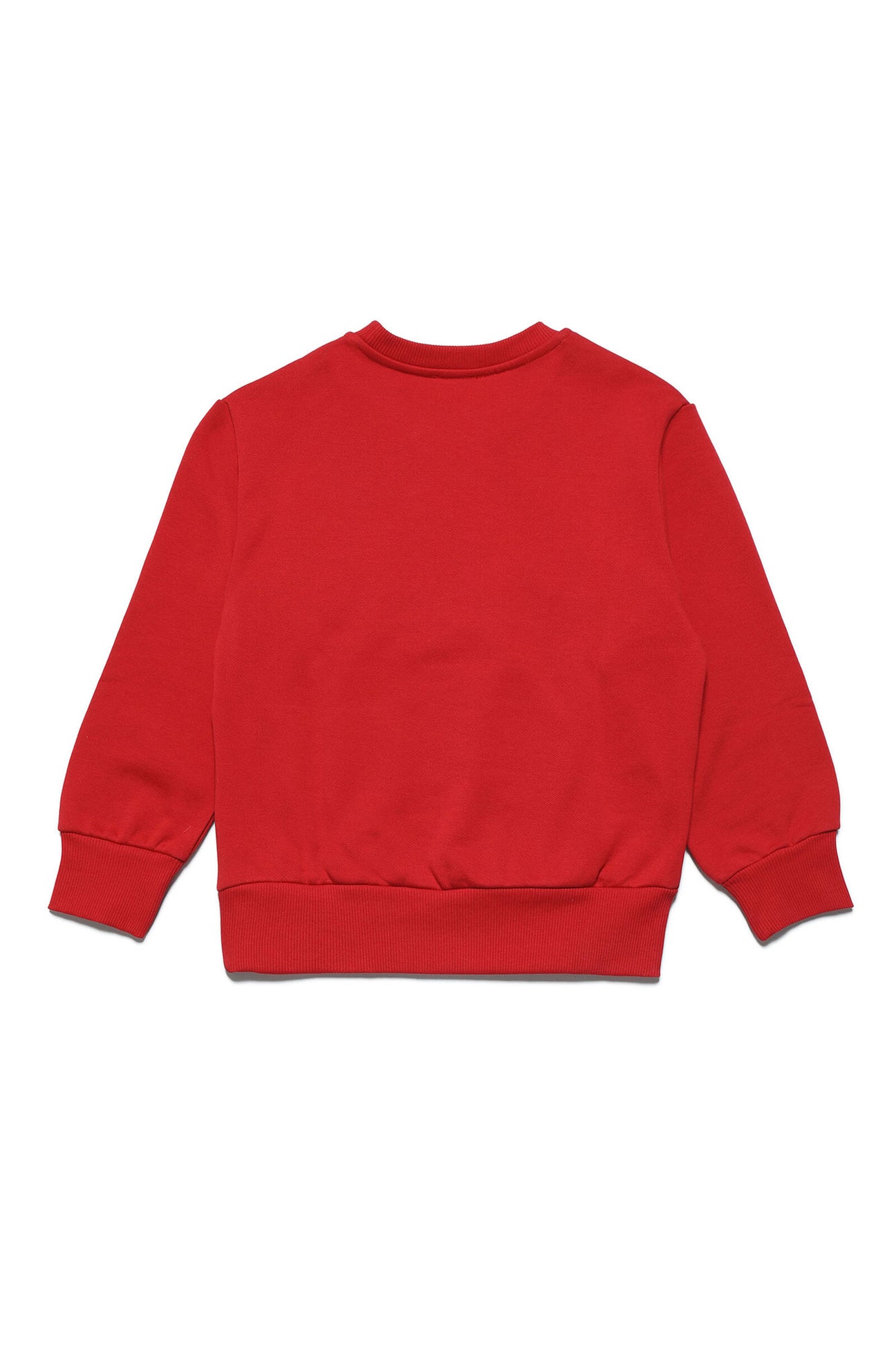 Cotton crew-neck sweatshirt with sectioned logo Cotton crew-neck sweatshirt with sectioned logo