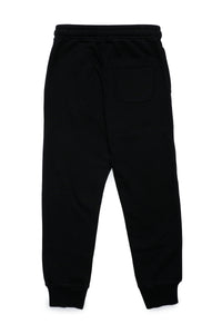 Cotton jogger pants treated with logo