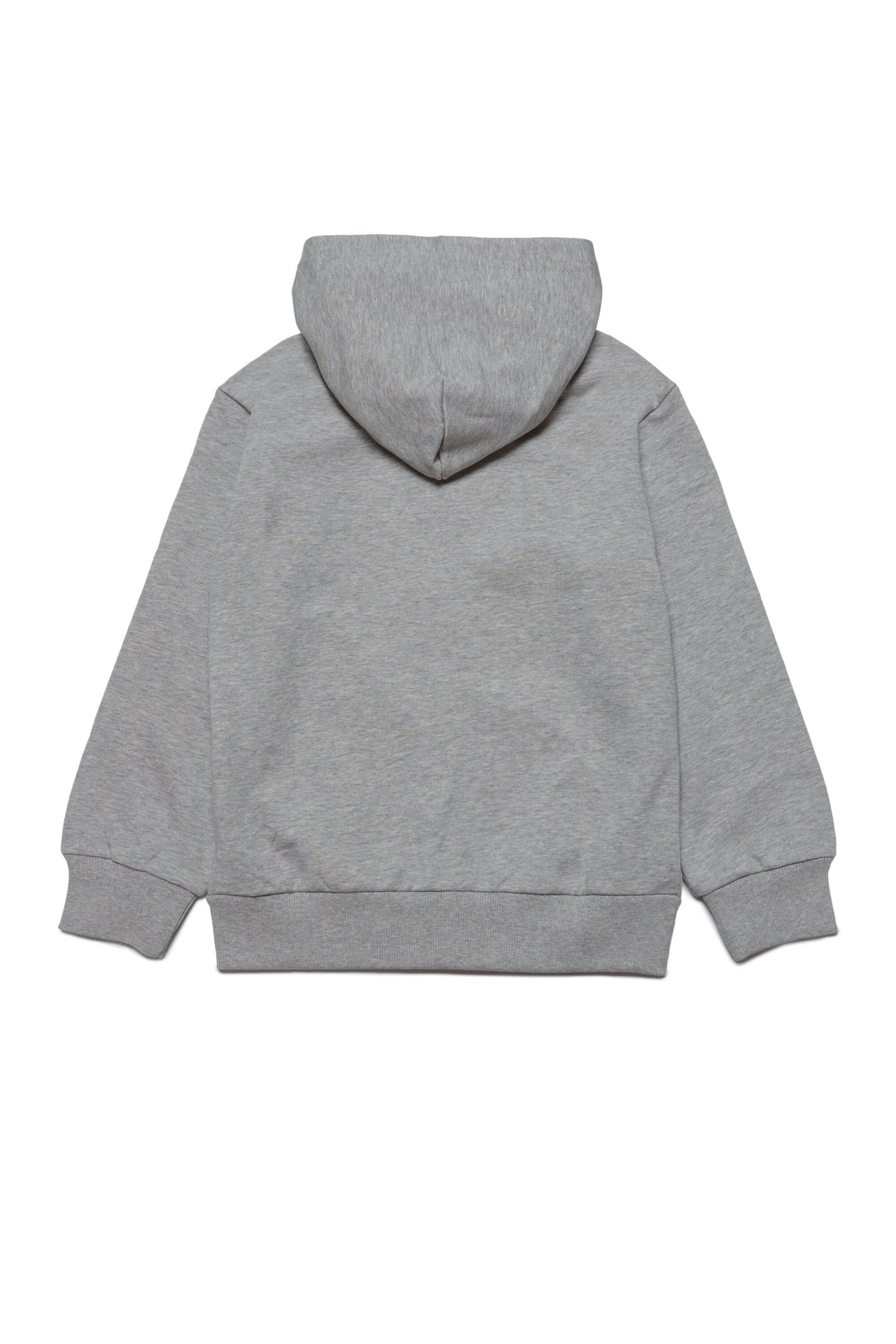 Hooded cotton sweatshirt with zip and logo Hooded cotton sweatshirt with zip and logo