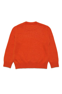 Cashmere blend sweater with Oval D logo