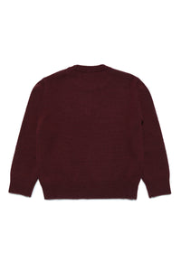 Cashmere blend sweater with Oval D logo