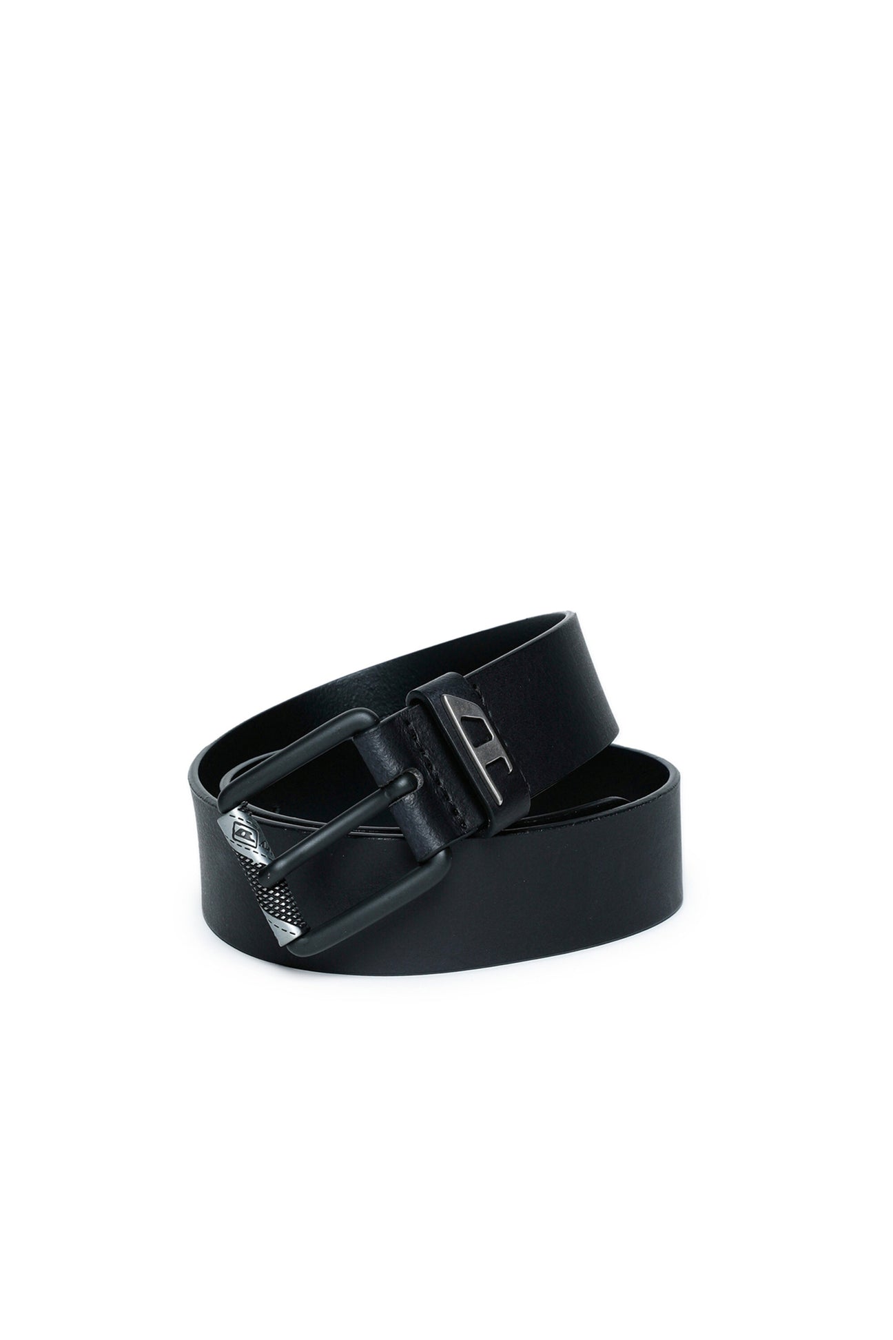 Leather belt with metal buckle Leather belt with metal buckle