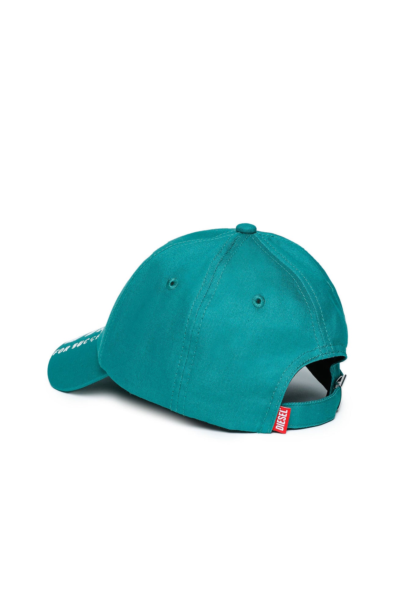 Cappello da baseball in gabardina con logo effetto acquarello Cappello da baseball in gabardina con logo effetto acquarello