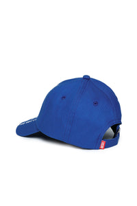 Gabardine baseball cap with watercolor effect logo