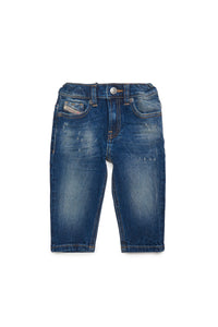 Jeans D-Gale regular dark blue shaded with breaks