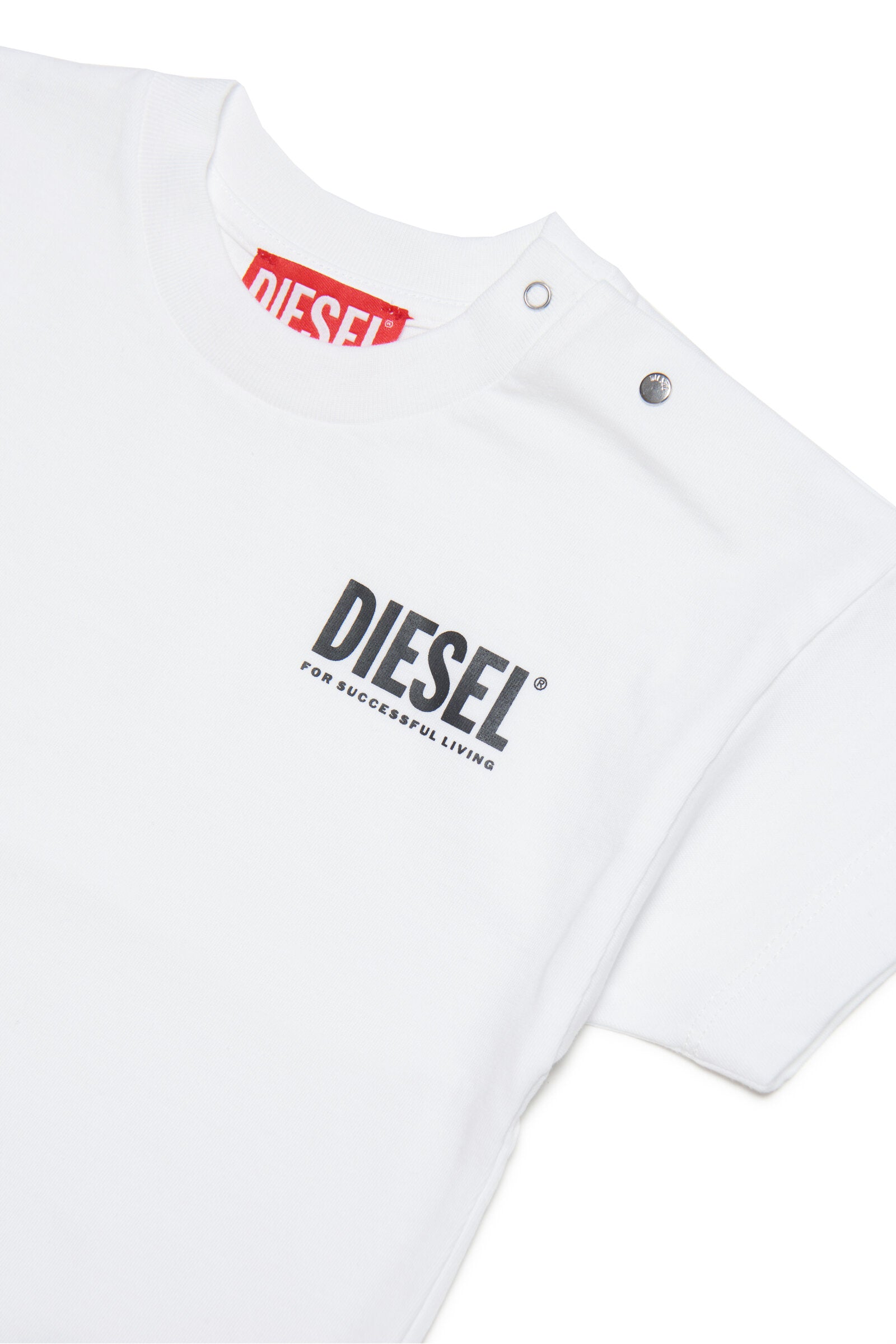 Crew-neck jersey t-shirt with logo