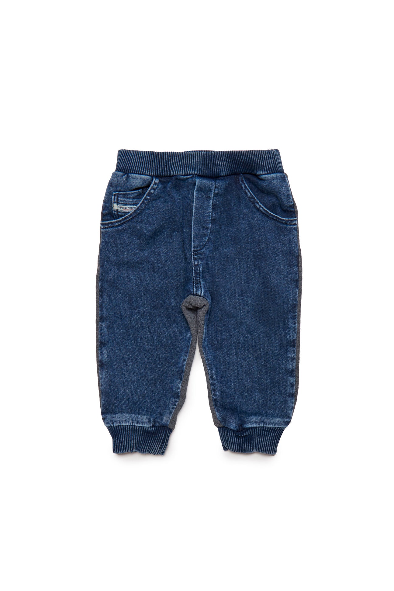Pantaloni JoggJeans® con retro in felpa 