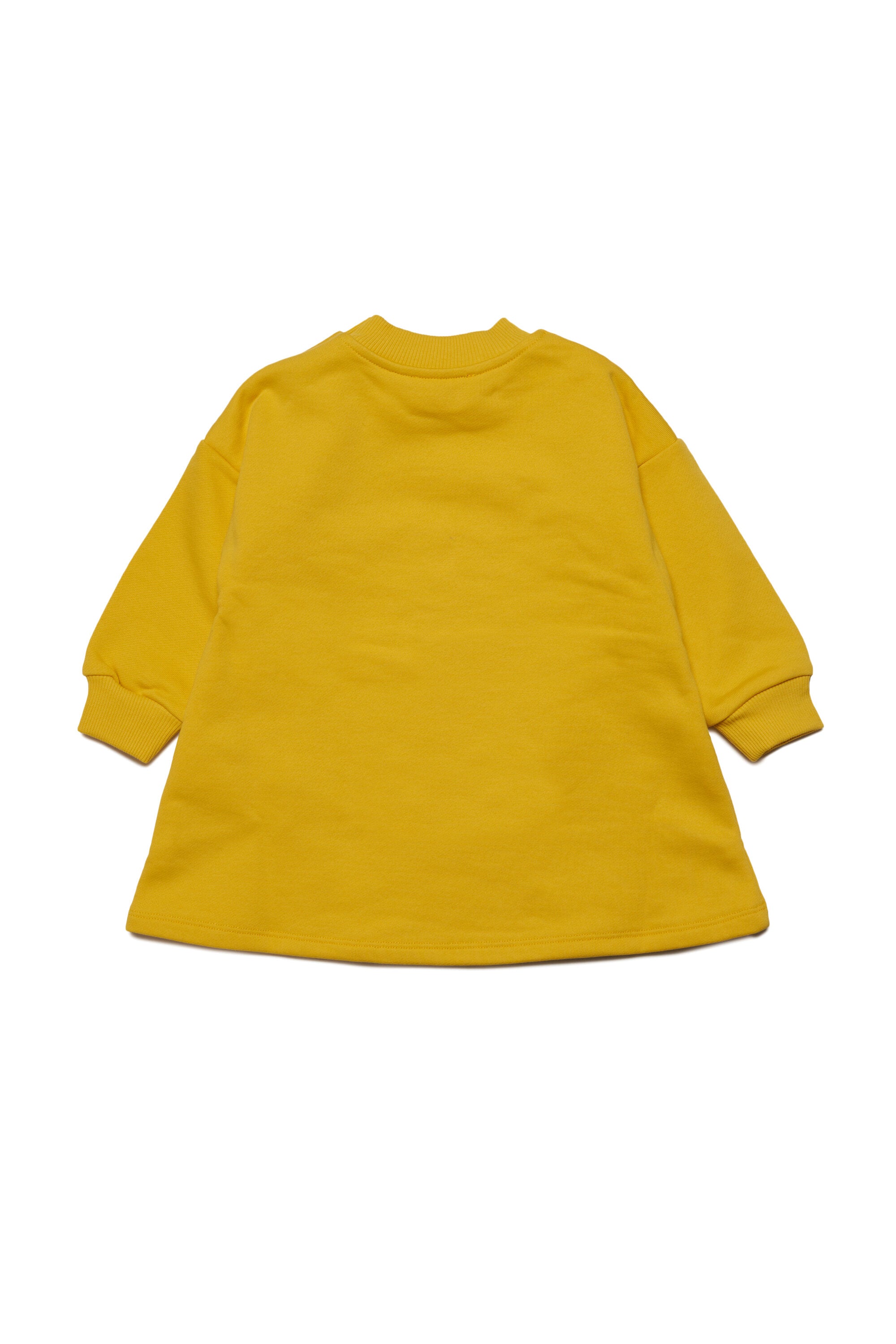 Maxi-sweatshirt dress in jersey with Cursive logo