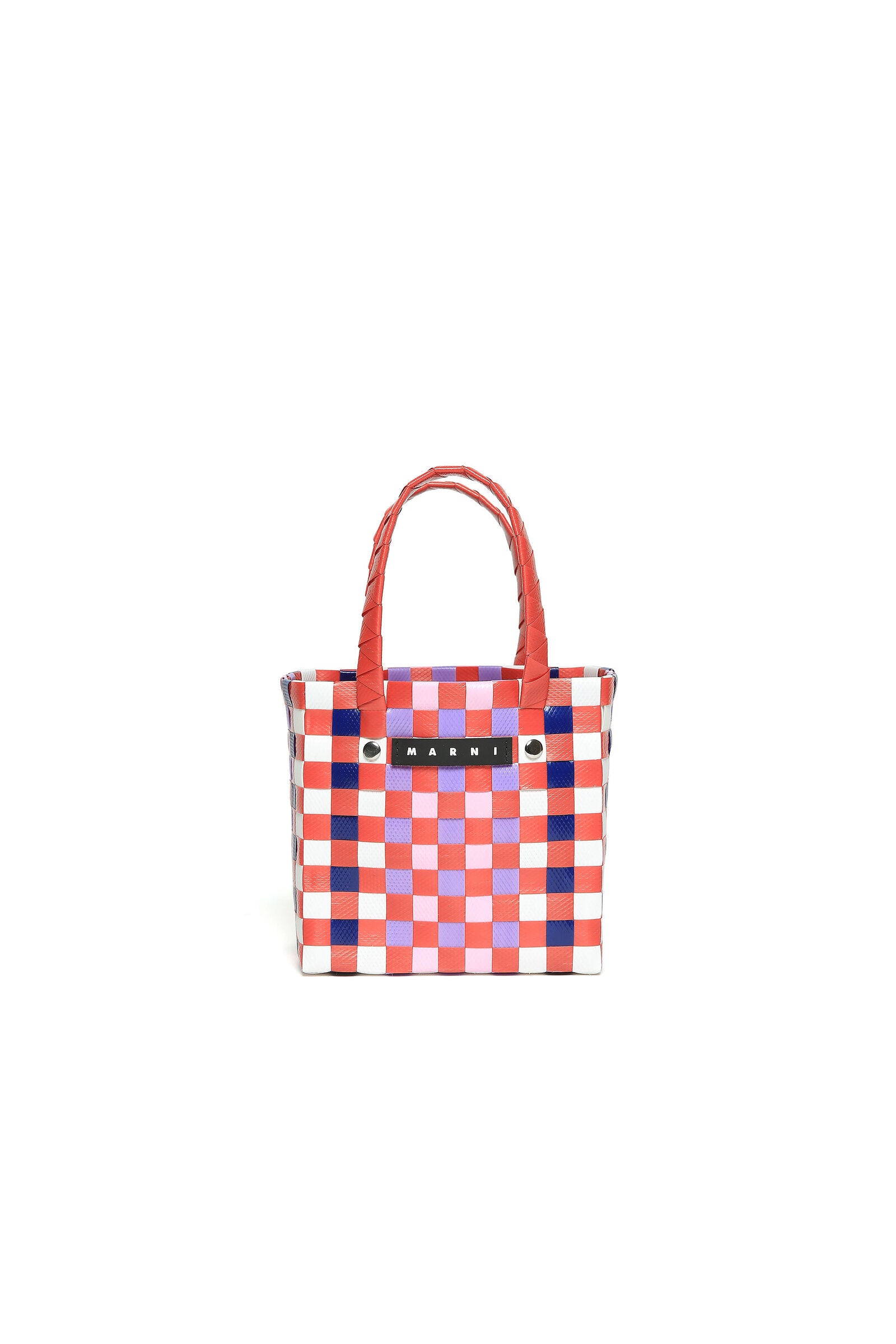 Micro Basket bag color ladrillo 