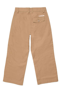 Gabardine cargo pants with pockets