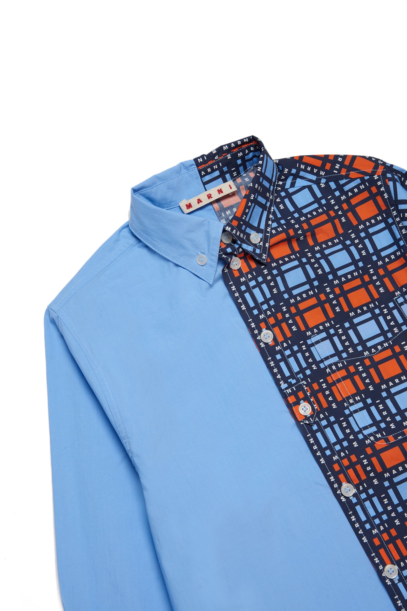 Poplin shirt with Check pattern
