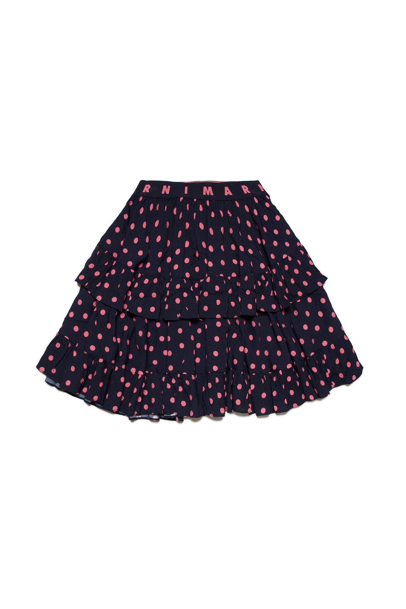 Dots allover pattern viscose skirt Dots allover pattern viscose skirt
