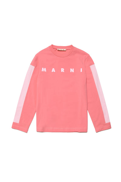 Marni girl crew-neck t-shirt in jersey | BRAVE KID