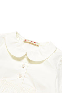 Camisa de popelín con bolsillo y logotipo