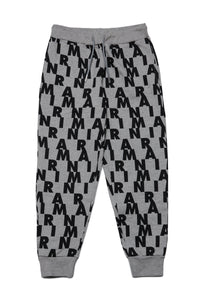 Marni allover patterned fleece jogger pants
