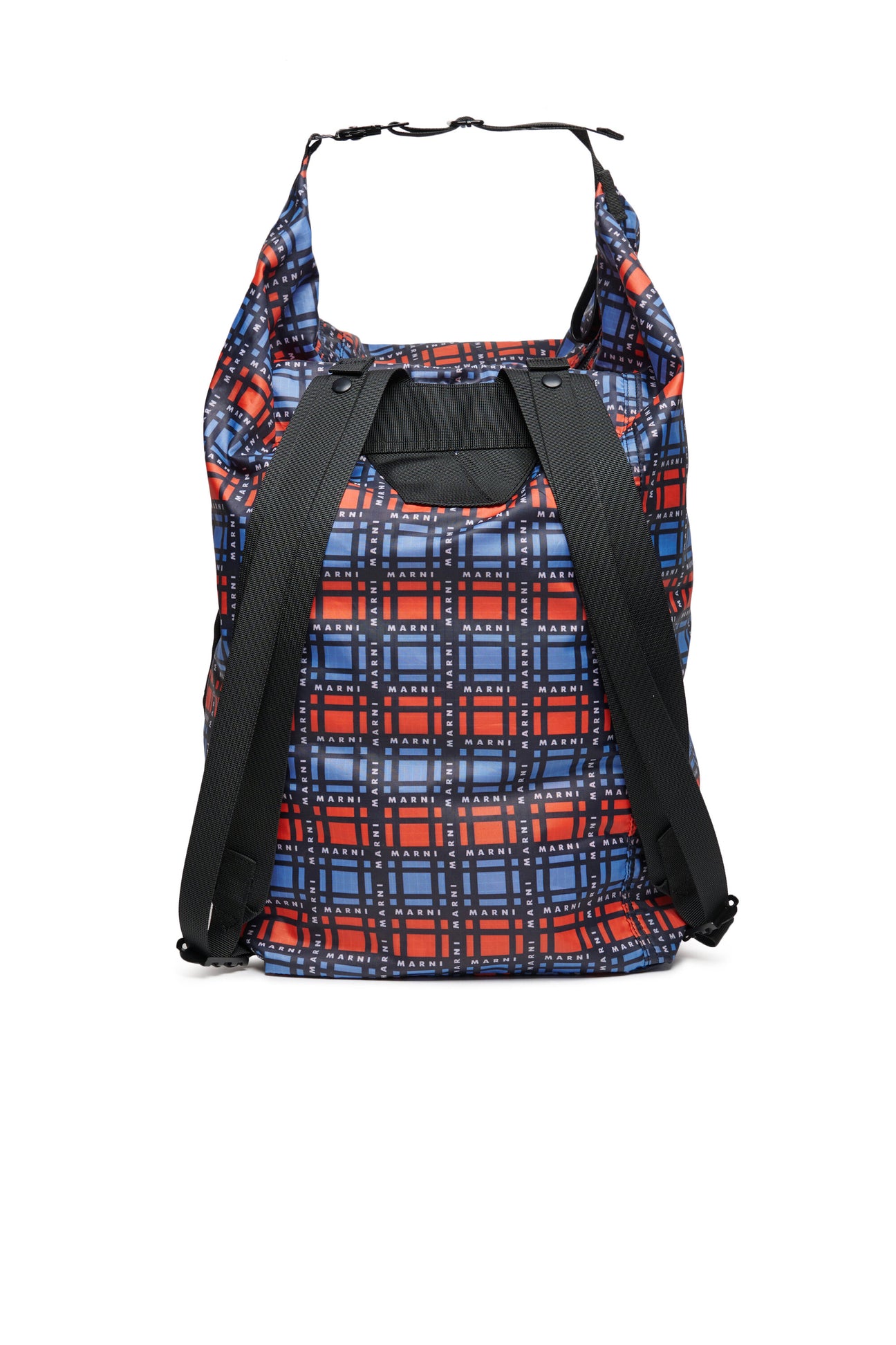 Allover check pattern backpack Allover check pattern backpack