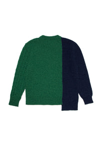 Marni kid asymmetric crew-neck sweater | BRAVE KID