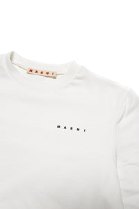Crew-neck jersey t-shirt with sequins