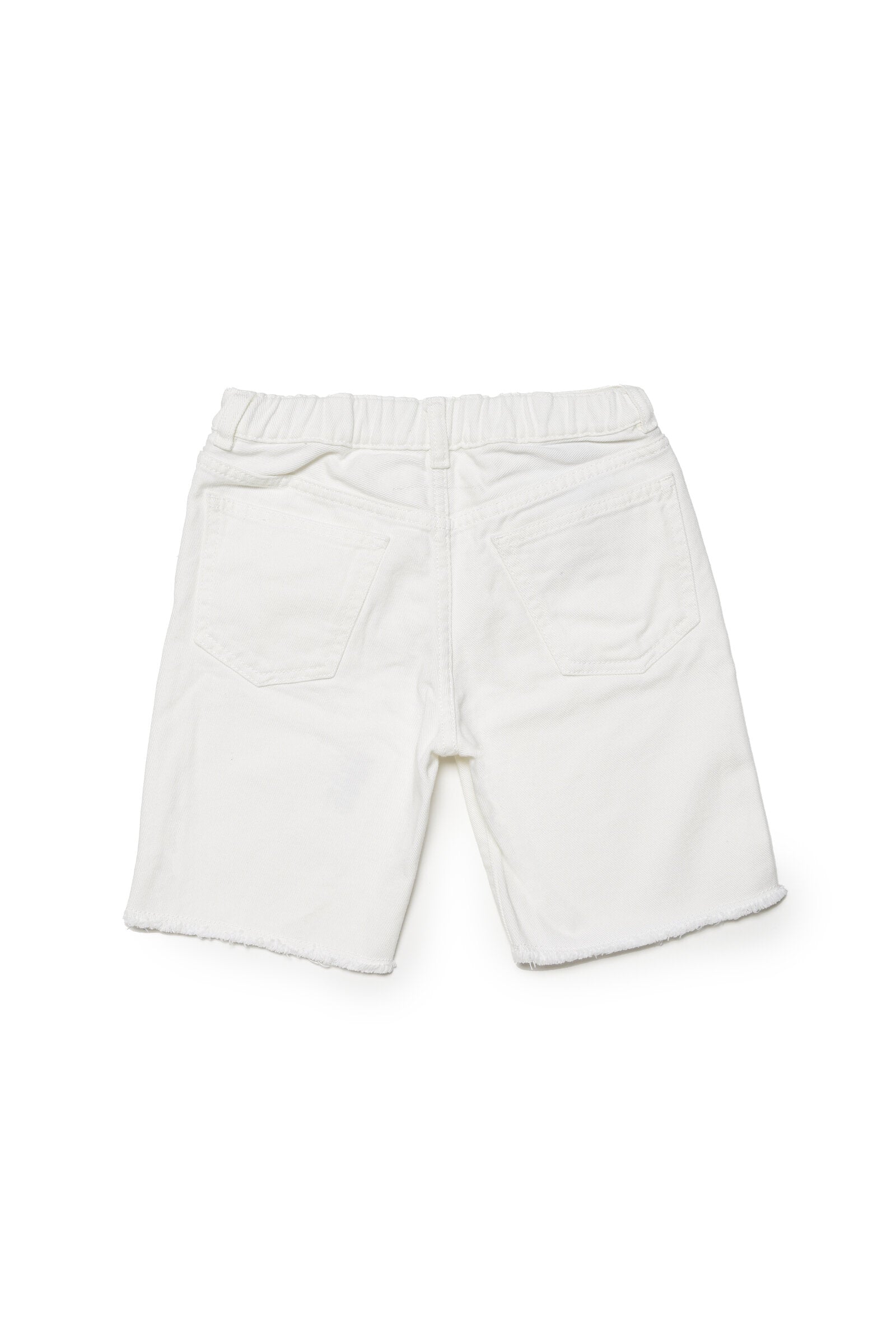 Off-white shorts in cotton