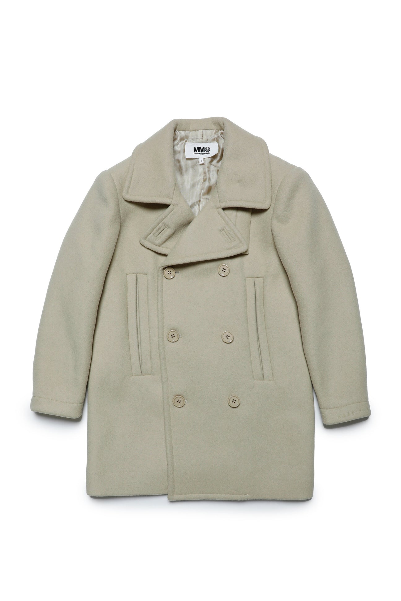 Double-breasted wool-blend cloth coat Double-breasted wool-blend cloth coat