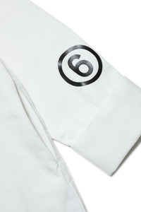 Vestido camisero de algodón en forma de "A" con logotipo