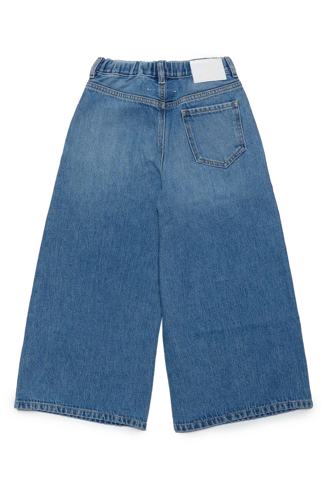 Medium blue shaded wide fit jeans Medium blue shaded wide fit jeans