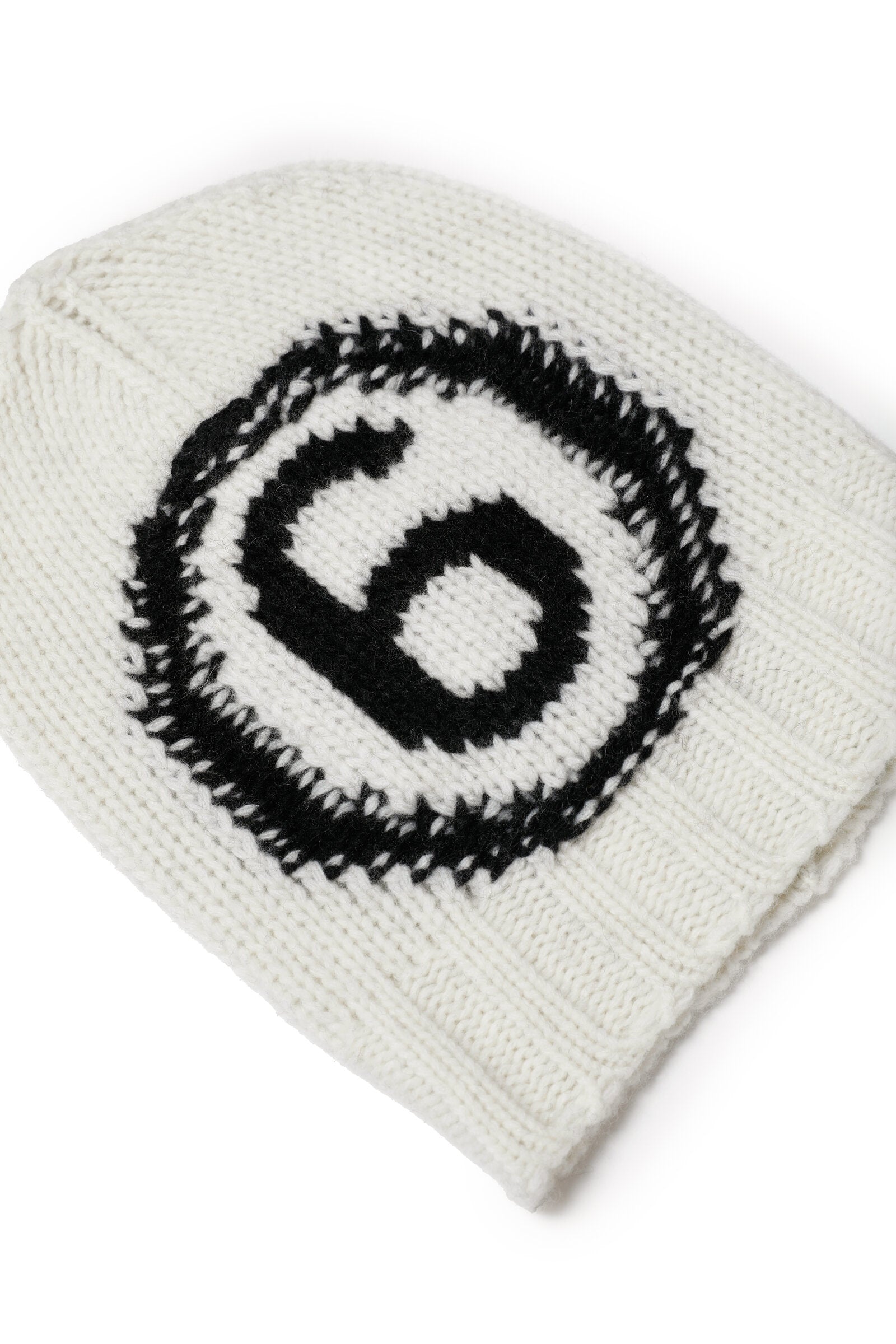 Gorro de mezcla de lana con logotipo