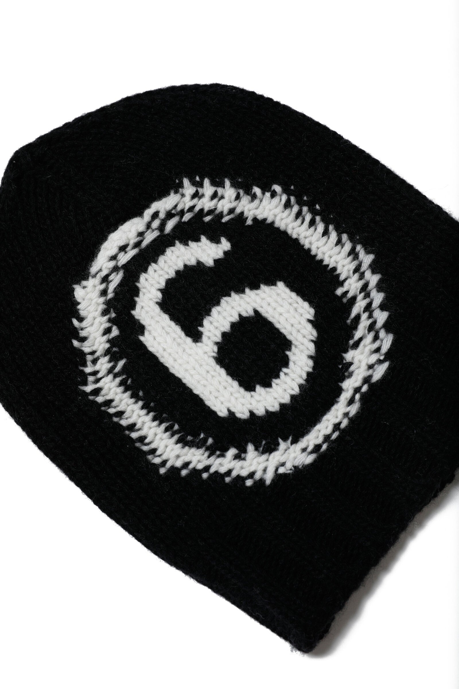 Wool-blend beanie with logo