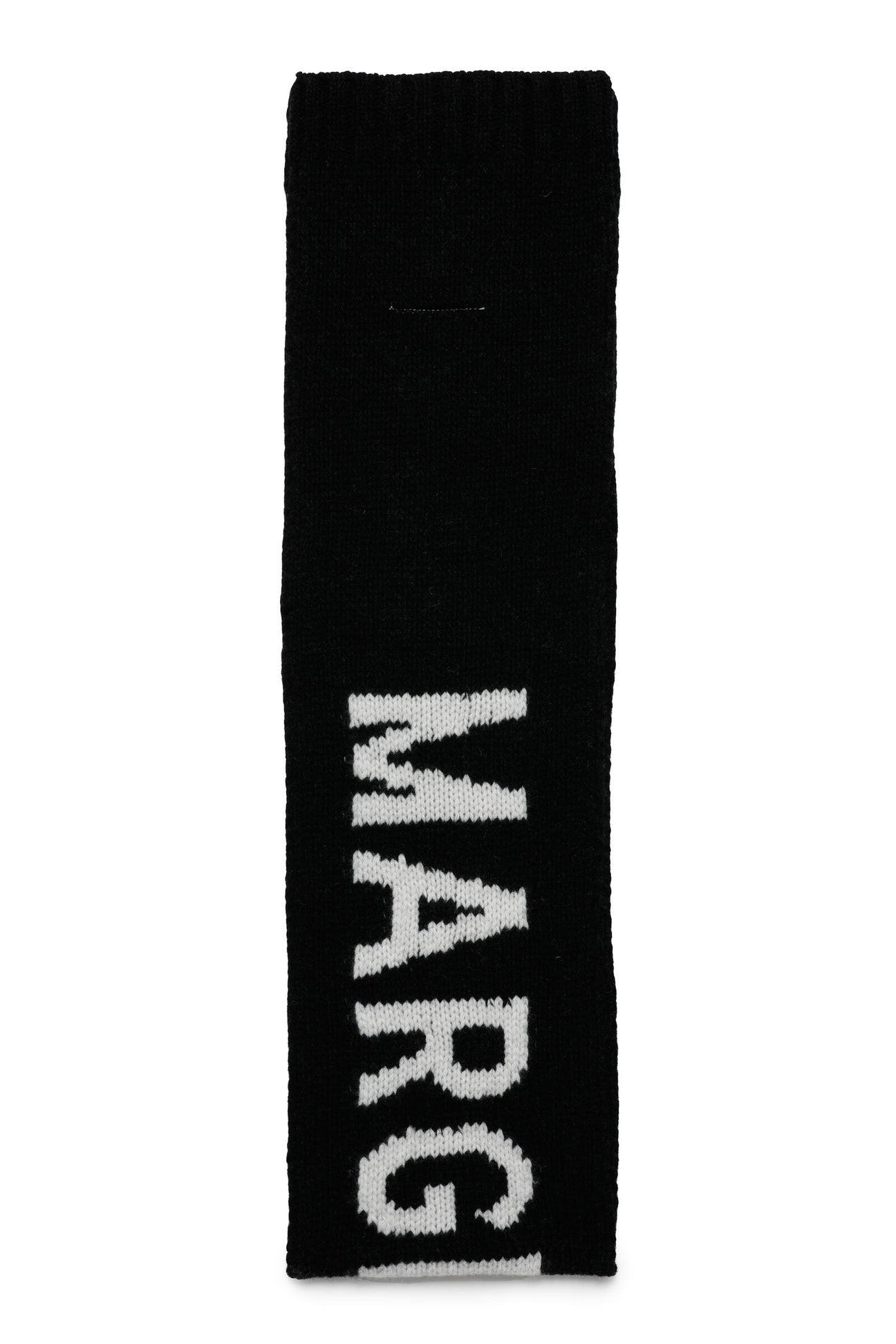 Wool-blend scarf with logo 