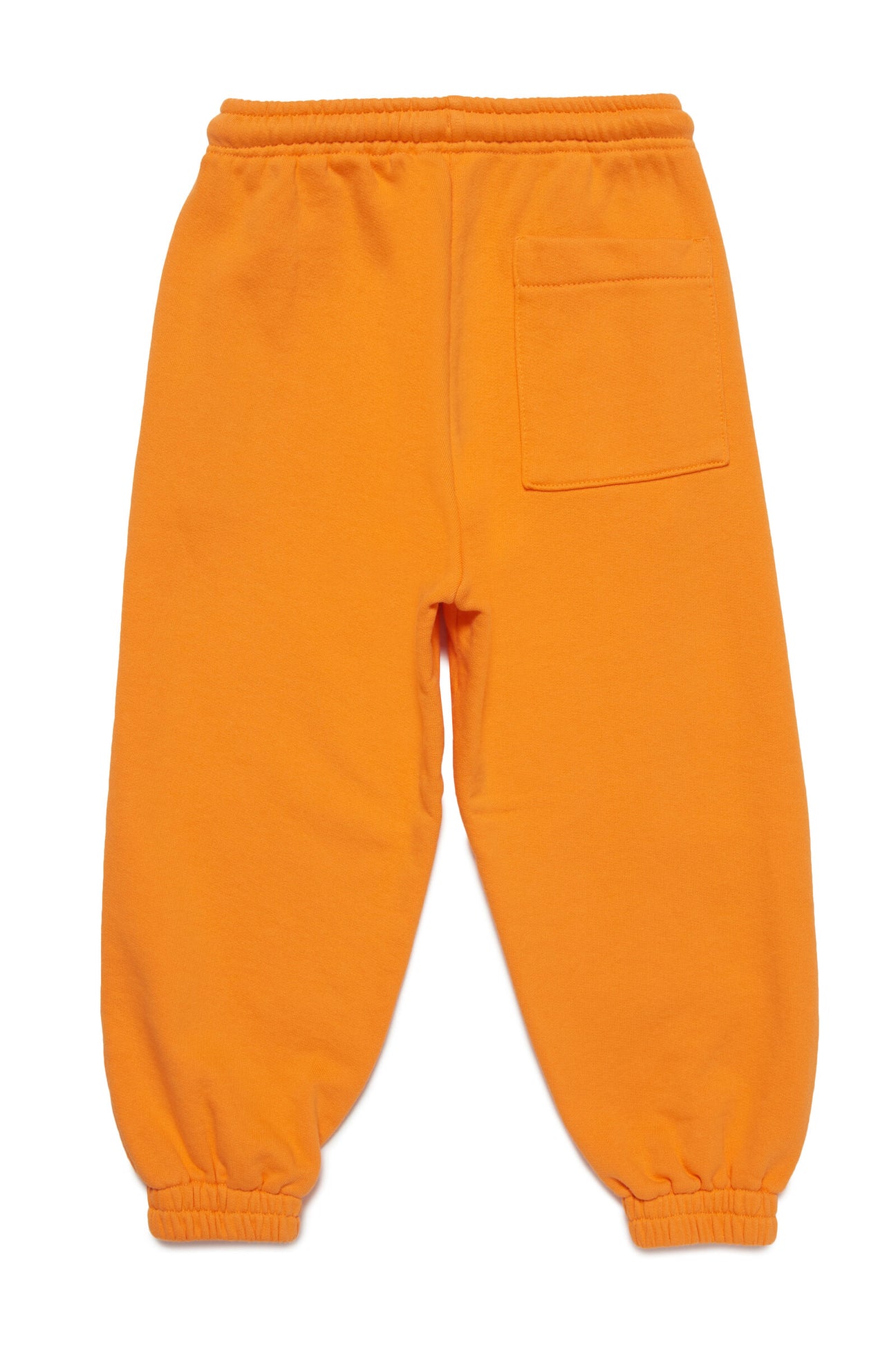 Pantaloni jogger in felpa deadstock arancione con logo verticale Pantaloni jogger in felpa deadstock arancione con logo verticale