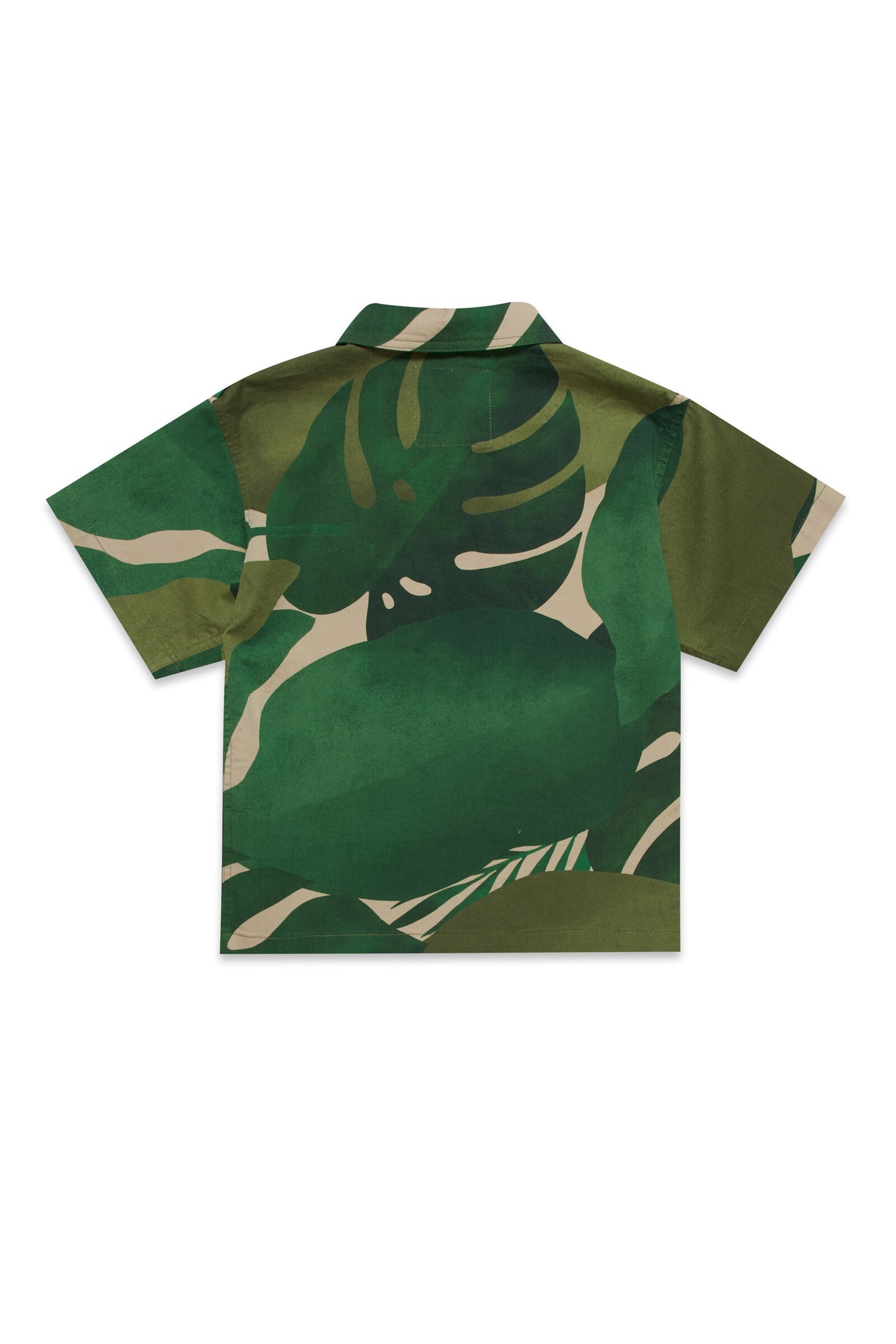 Deadstock rainforest patterned fabric shirt Deadstock rainforest patterned fabric shirt