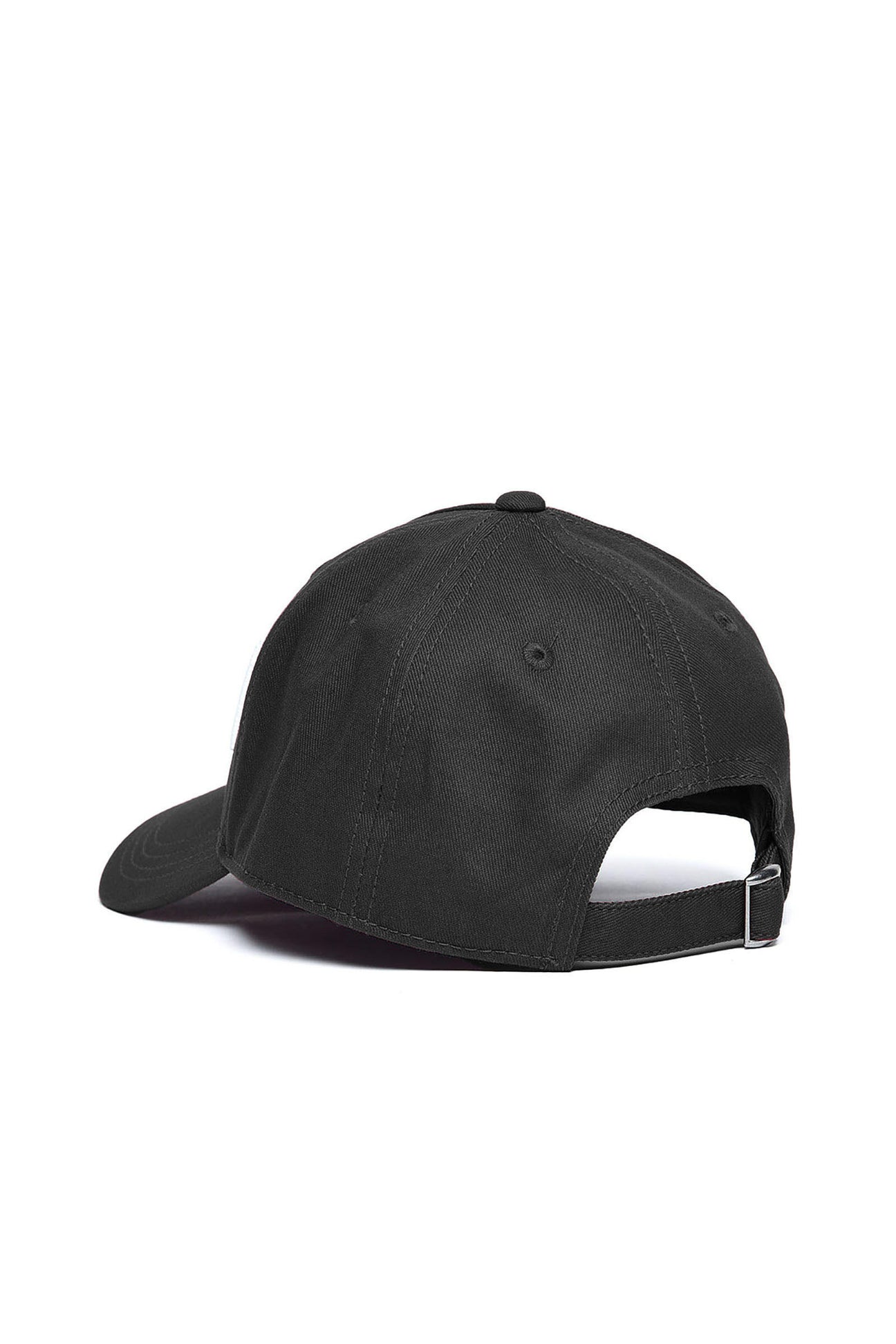 Black gabardine baseball cap with logo Black gabardine baseball cap with logo